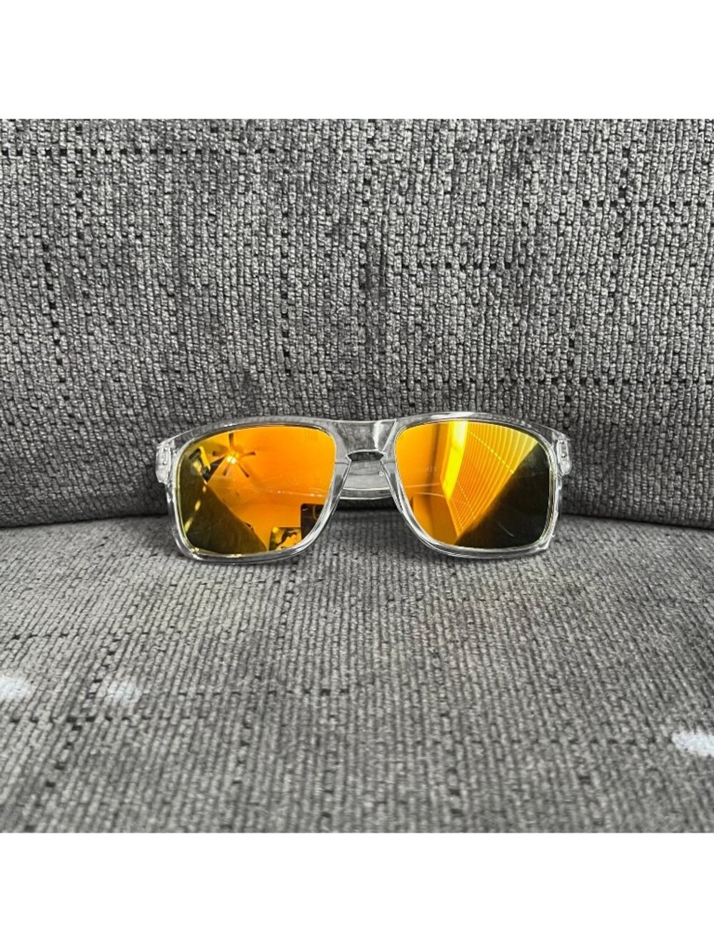 Oakley Holbrook Sunglasses 009102 Reflective Gold Lenses - Picture 7 of 12